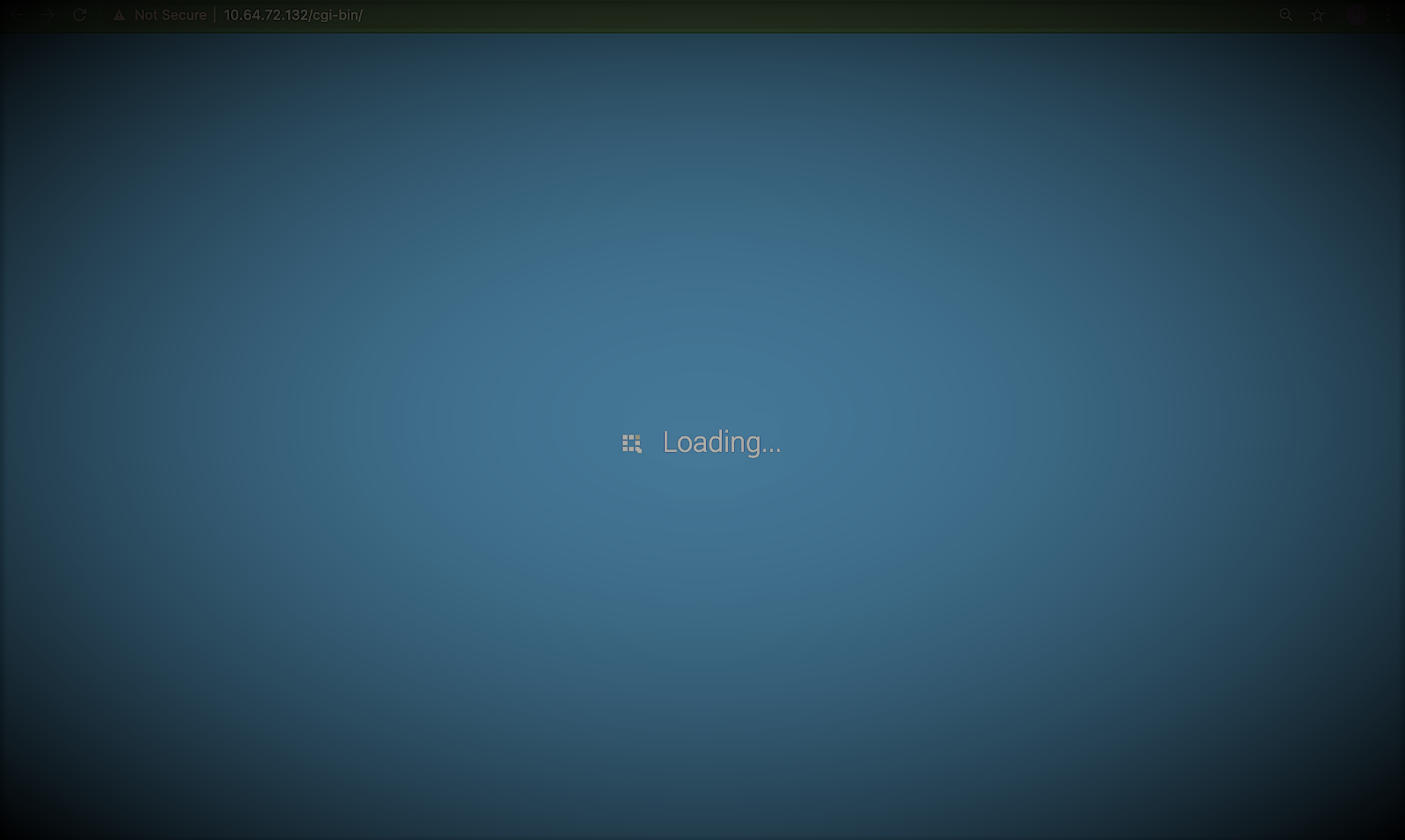 Endless waiting in loading following login